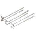 Silver Plated Executive Golf Stirrer Pick - 6 Piece Set